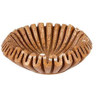 Hello Honey Round Marble Pleated Dish