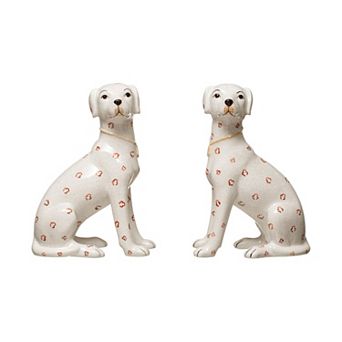 Hello Honey Dolomite Hand-Painted Dog, 2 Styles