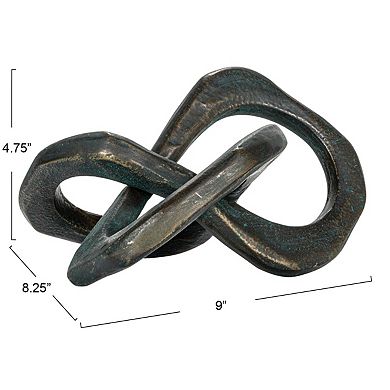 Hello Honey Abstract Metal Knot Figurine