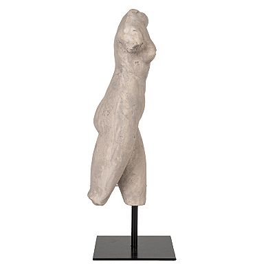 Hello Honey Sculptural Resin Female Figure on Stand