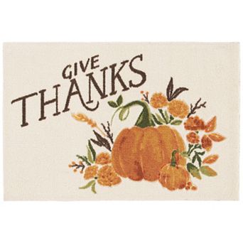 Celebrate Together™ Fall Give Thanks Carved Rug