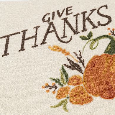 Celebrate Together™ Fall Give Thanks Carved Rug