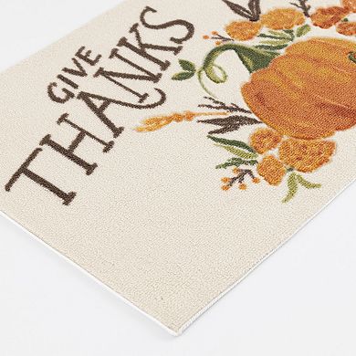 Celebrate Together™ Fall Give Thanks Carved Rug