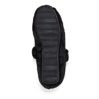 Dearfoams Maryanne Women's Luxe Teddy Maryjane Slippers