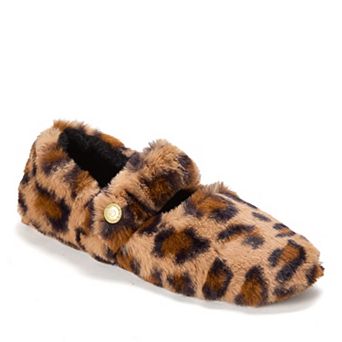 Dearfoams Maryanne Women's Luxe Teddy Maryjane Slippers