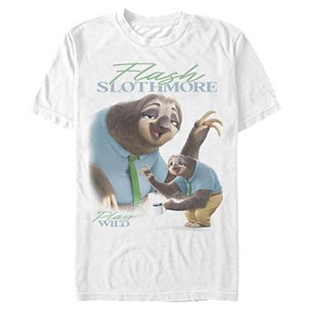 Men's Disney's Zootopia Flash Slothmore Graphic Tee
