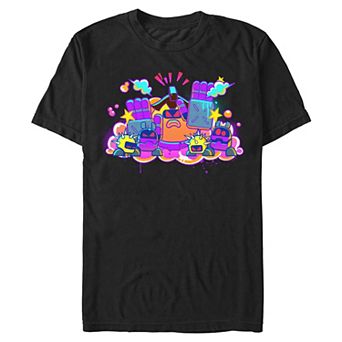Men's Astro-Bot Graffiti Graphic Tee