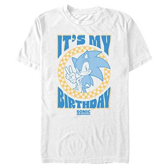 Men's Sonic The Hedgehog It's My Birthday Graphic Tee