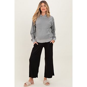Maternity Wide Leg Ankle Lounge Pants