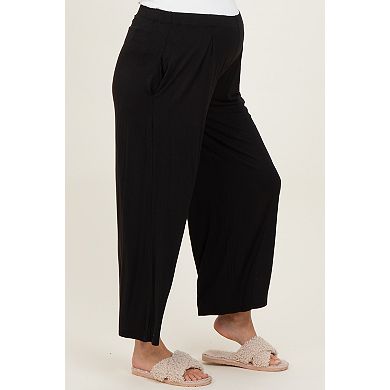 Maternity Wide Leg Ankle Lounge Pants