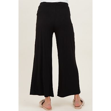 Maternity Wide Leg Ankle Lounge Pants