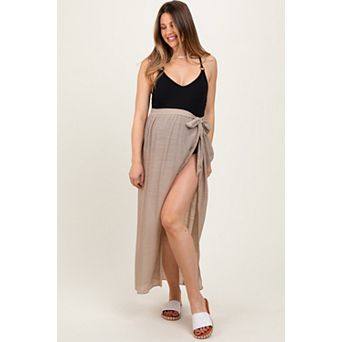 Maternity Loose Beach Cover Up Skirt