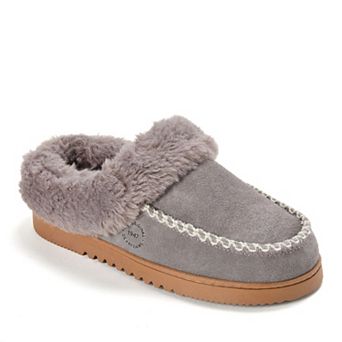 Dearfoams Blaine Women's Genuine Suede Clog Slippers