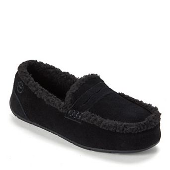 Dearfoams Salma Women's Genuine Suede Moccasin Slippers