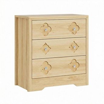 Dresser for Closet w/Decorative Drawer Front Chest with Clothes Storage Cabinet, Drawer Organizer