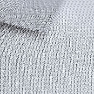 Men's Haggar® Short Sleeve Rib Knit Quarter Zip Polo