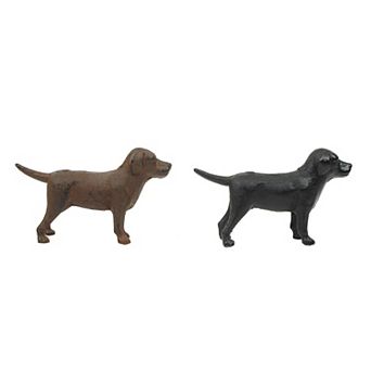 Hello Honey Cast Iron Lab Figurines (Set of 2 Colors)