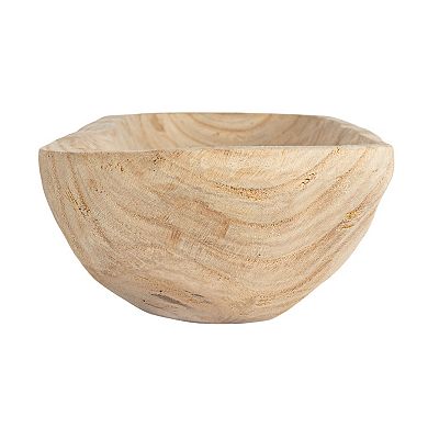 Hello Honey Paulownia Wood Oval Bowl