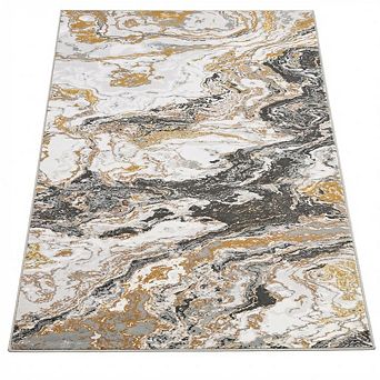 Marble Washable Rug for Living Room Kitchen Bedroom