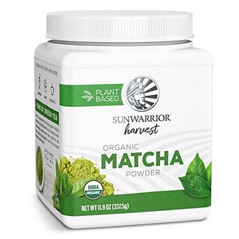 Sunwarrior Organic Harvest Matcha Green Tea Powder, Culinary Grade, 337 g (225 Servings).