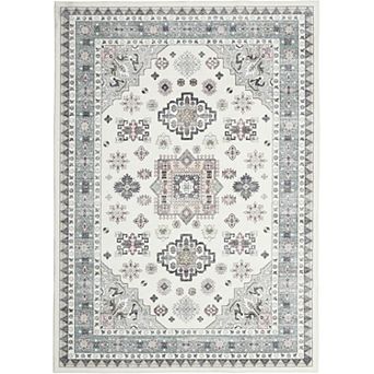 Vintage Washable Rug for Living Room Dining Bedroom