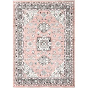 Vintage Washable Rug for Living Room Dining Bedroom