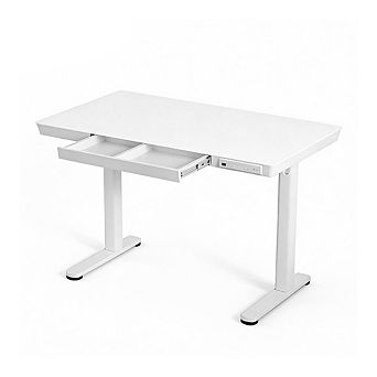 Adjustable height computer desk