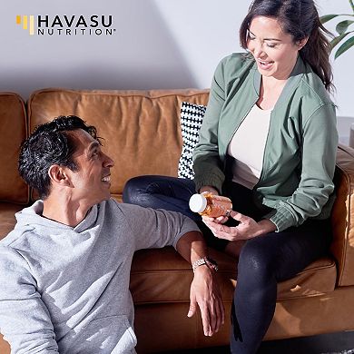 Havasu Nutrition Turmeric Curcumin + Ginger Gummies, 95% Curcuminoids, Peach, 120 Vegan Gummies.