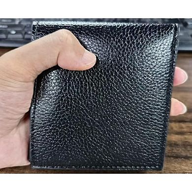 Upgrade Men's Wallet: Ultra Soft Synthetic Leather, Stylish, Compact, Durable