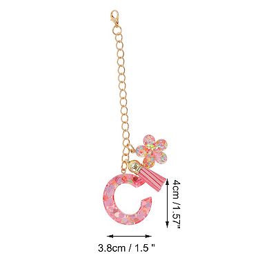 1 Pc Flower Heart Sequin Letter Water Cup Pendant