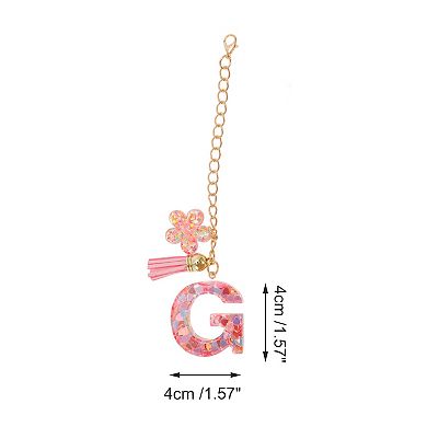 1 Pc Flower Heart Sequin Letter Water Cup Pendant