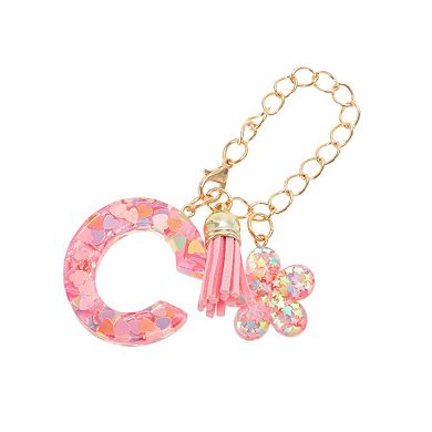 1 Pc Flower Heart Sequin Letter Water Cup Pendant