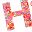 Pink Letter H