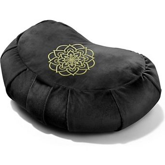 Ergonomic Meditation Cushion with Buckwheat Hull Filling