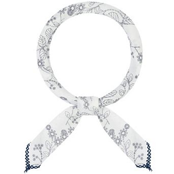 Women's Line Chrysanthemum Pattern Scarf Square 26.7''X26.7'' Elegant Neck Scarves