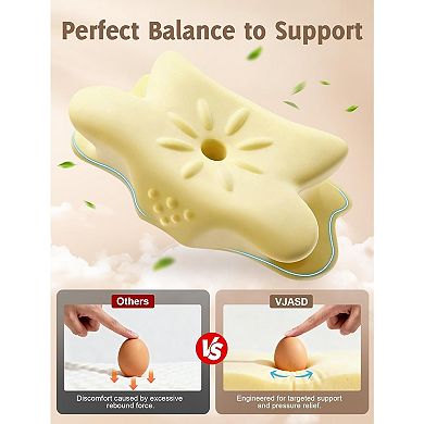 Ergonomic Memory Foam Pillow for Side & Back Sleepers