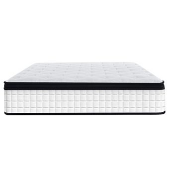 QUEEN Size 12 Inch CertiPUR-US Hybrid Mattress Individual Pocket Spring 7-Zoned Memory Foam