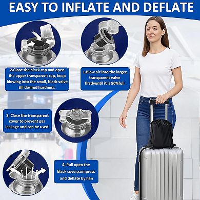 Ergonomic Inflatable Leg Pillow for Recovery & Comfort