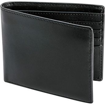 Top Grain Leather Wallet for Men: Slim, RFID-Blocking, 8 Card Slots