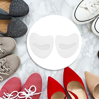 2 Pairs Soft Shock-absorbing Forefoot Insole Pads for Comfort and Support