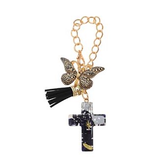 Women Butterfly Cross Water Cup Pendant for Outdoors 1 pc