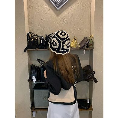 Handmade Milk Cotton Crochet Bucket Hat, Breathable, Stylish, One Size