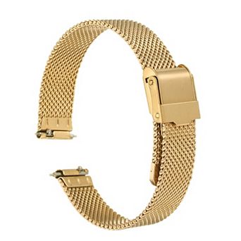 316L Stainless Steel Mesh Watch Band Quick Release Adjust Strap