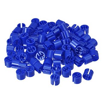 150 pc Clothes Hanger Markers Blank Tags, Fit 3.5mm Rod Garment Size Hanger Clips Coding Label