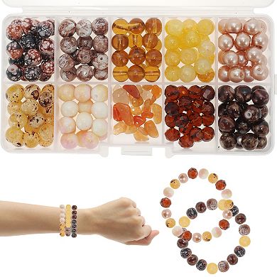 1 Set 200 Pcs 8mm Round Bracelet Beads for Jewelry Making Bracelet Making DIY Crafts