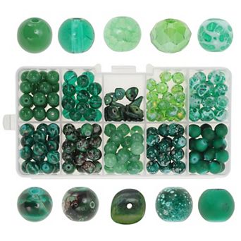 1 Set 200 pc 8mm Round Bracelet Beads for Jewelry Making Bracelet Making DIY Crafts