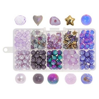 1 Set 200 pc 8mm Round Bracelet Beads for Jewelry Making Bracelet Making DIY Crafts