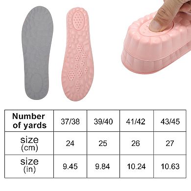 2 Pair Height Increase Shoe Inserts for Comfort and Support in Every Step