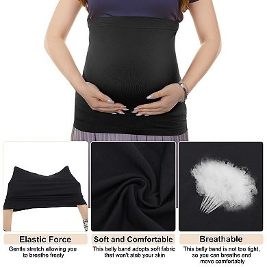 3Pcs Belly Bands for Pregnant Non-slip Silicone Breathable
