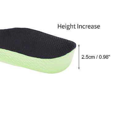 2 Pair Durable Invisibility Height Increase Half Pad Shoe Inserts
